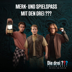 Die drei ??? Toteninsel Kosmos Verlag Cover vorne