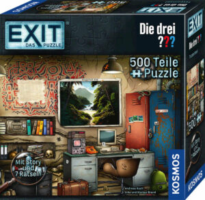 Exit Puzzle die drei ??? Toteninsel Kosmos Verlag Cover vorne