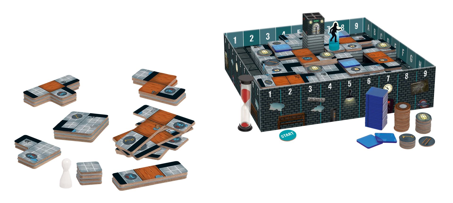 Fitzek Underground Moses Spiele Spielmaterial