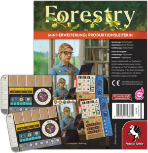 Forestry Produktionsleiterin Erweiterung Pegasus Spiele Cover vorne