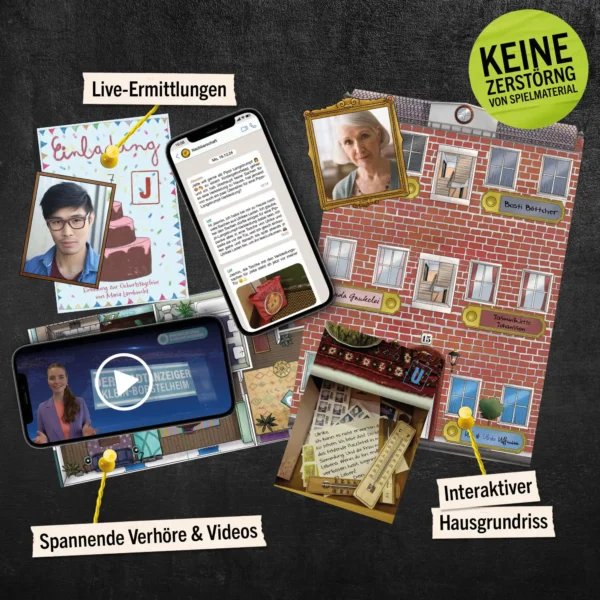 Hidden Games Alle unter einem Dach Spielmaterial