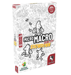 Micro Macro Crime City Showdown Pegasus Spiele Cover vorne
