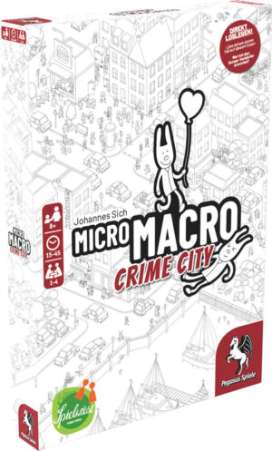 Micro Macro Crime City Pegasus Spiele Cover vorne