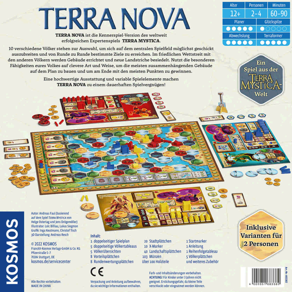 Terra Nova Kosmos Verlag Cover hinten