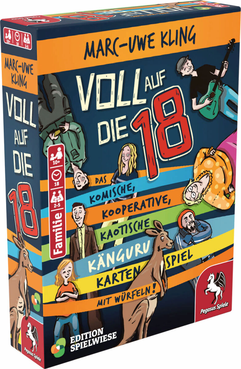 Voll auf die 18 Pegasus Spiele Cover vorne