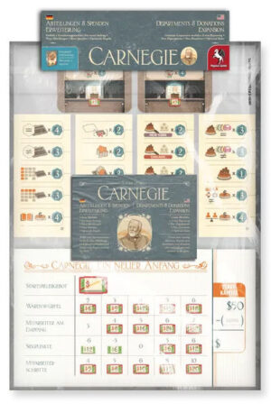 Carnegie: Abteilungen & Spenden Pegasus Spiele Cover vorne