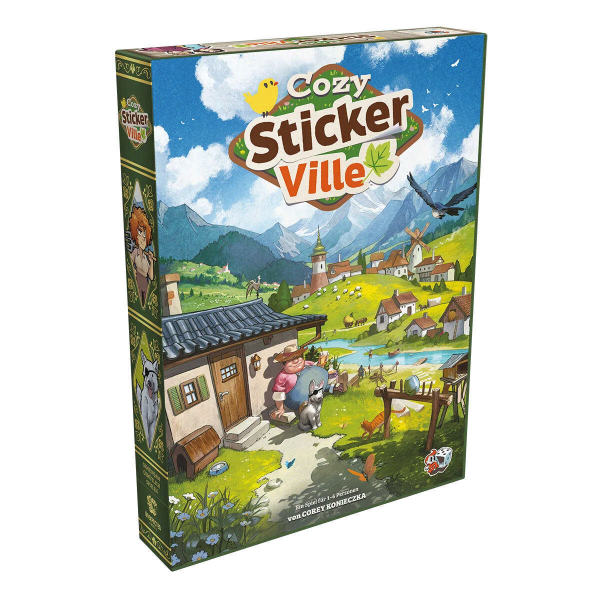 Cozy Sticker Ville Asmodee GmbH Cover vorne
