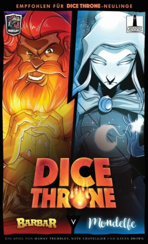 Dice Throne Barbar vs. Mondelfe Grimspire Cover vorne