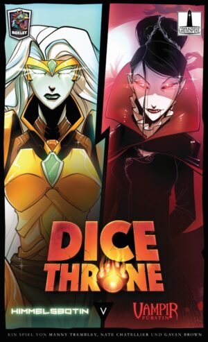 Dice Throne Himmelsbotin vs. Vampirfürstin Grimspire Cover vorne