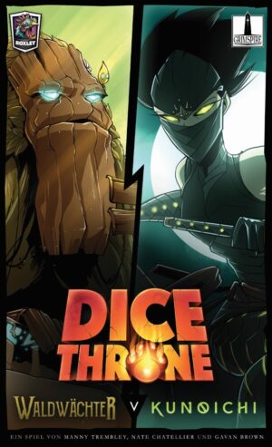 Dice Throne Waldwächter vs. Kunoichi Grimspire Cover vorne