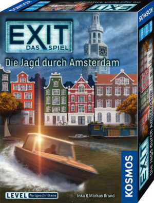 Exit Das Spiel Die Jagd durch Amsterdam Kosmos Verlag Cover vorne