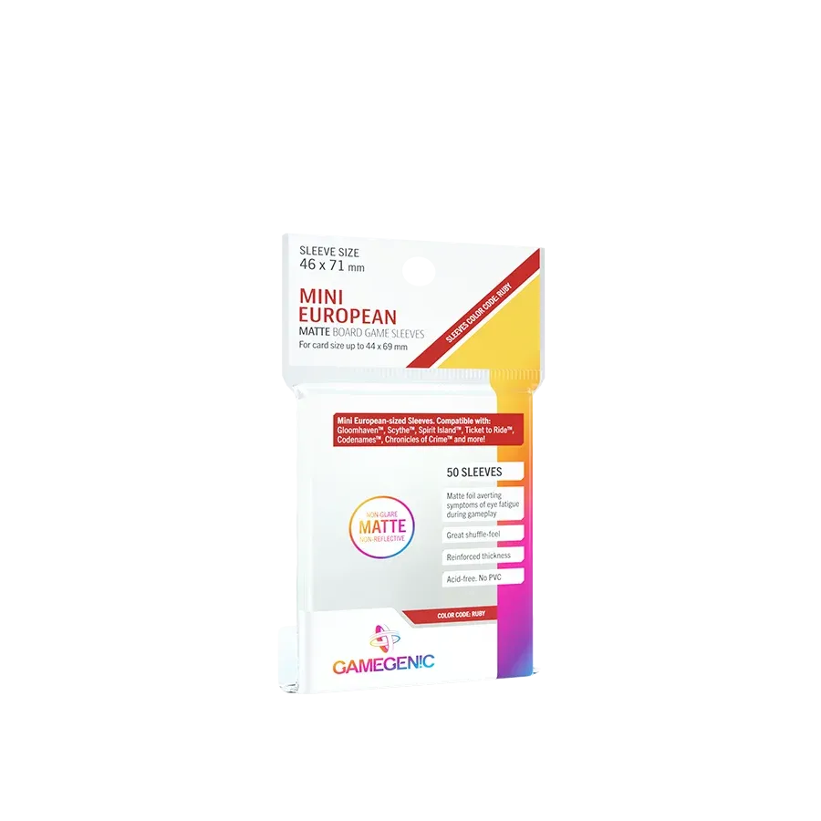 Gamegenic Matte Mini European Sleeves Gamegenic GmbH Cover vorne