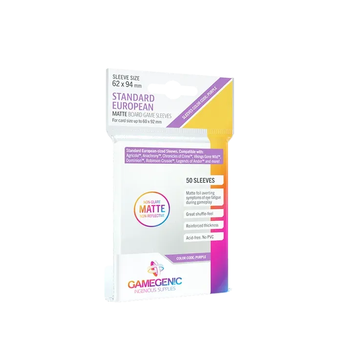 Gamegenic Matte Standard European-Sized Sleeves Gamegenic GmbH Cover vorne