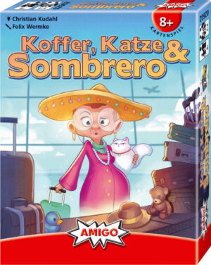 Koffer, Katze & Sombrero Amigo Spiele Cover vorne