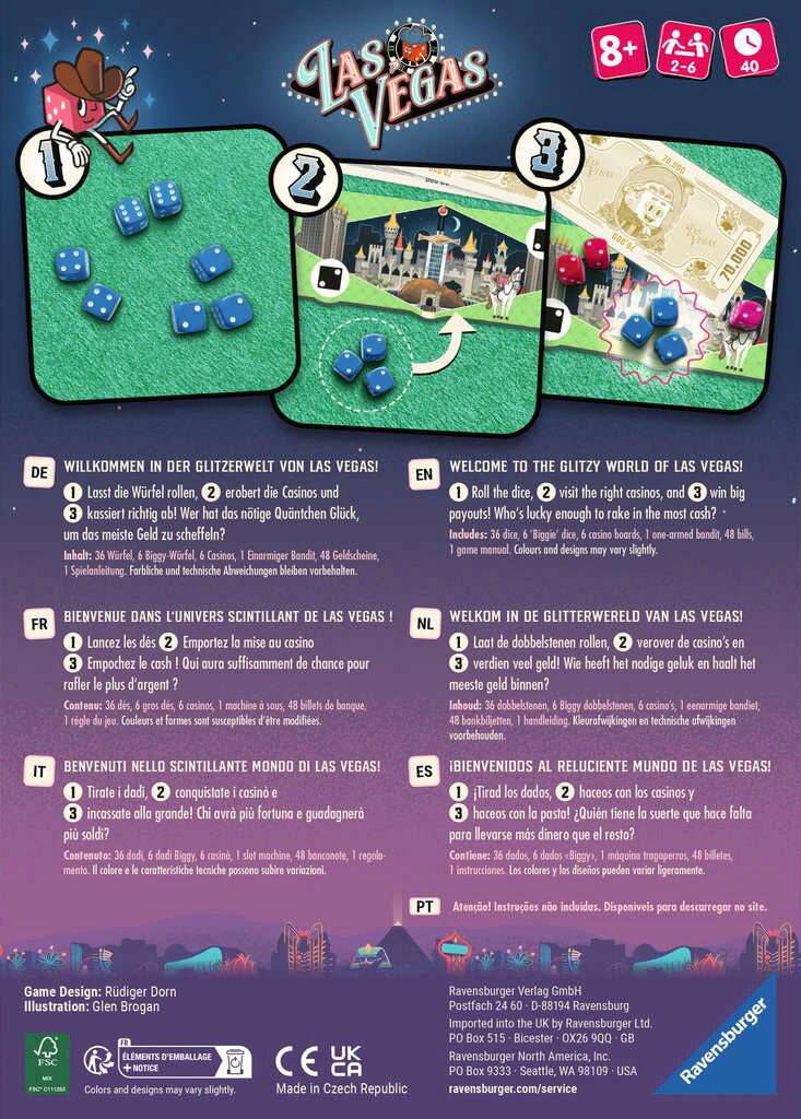 Las Vegas Ravensburger Cover hinten
