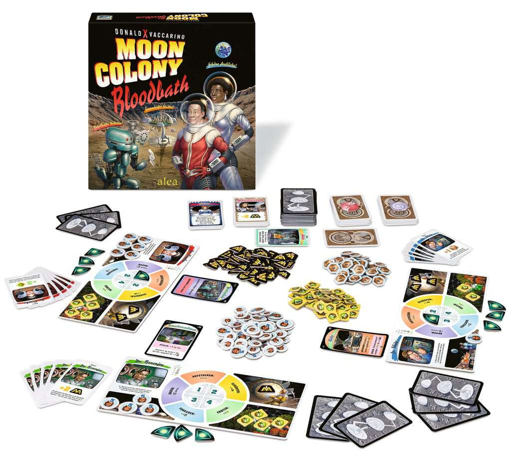Moon Colony Bloodbath Ravensburger Spielmaterial