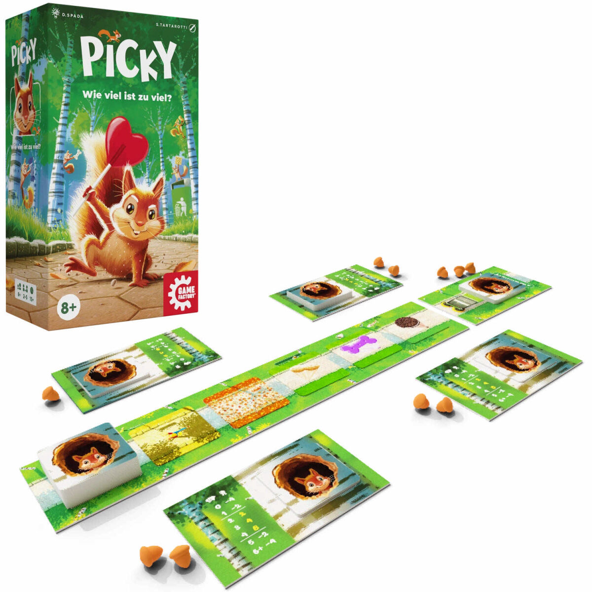 Picky Game Factory Spielmaterial