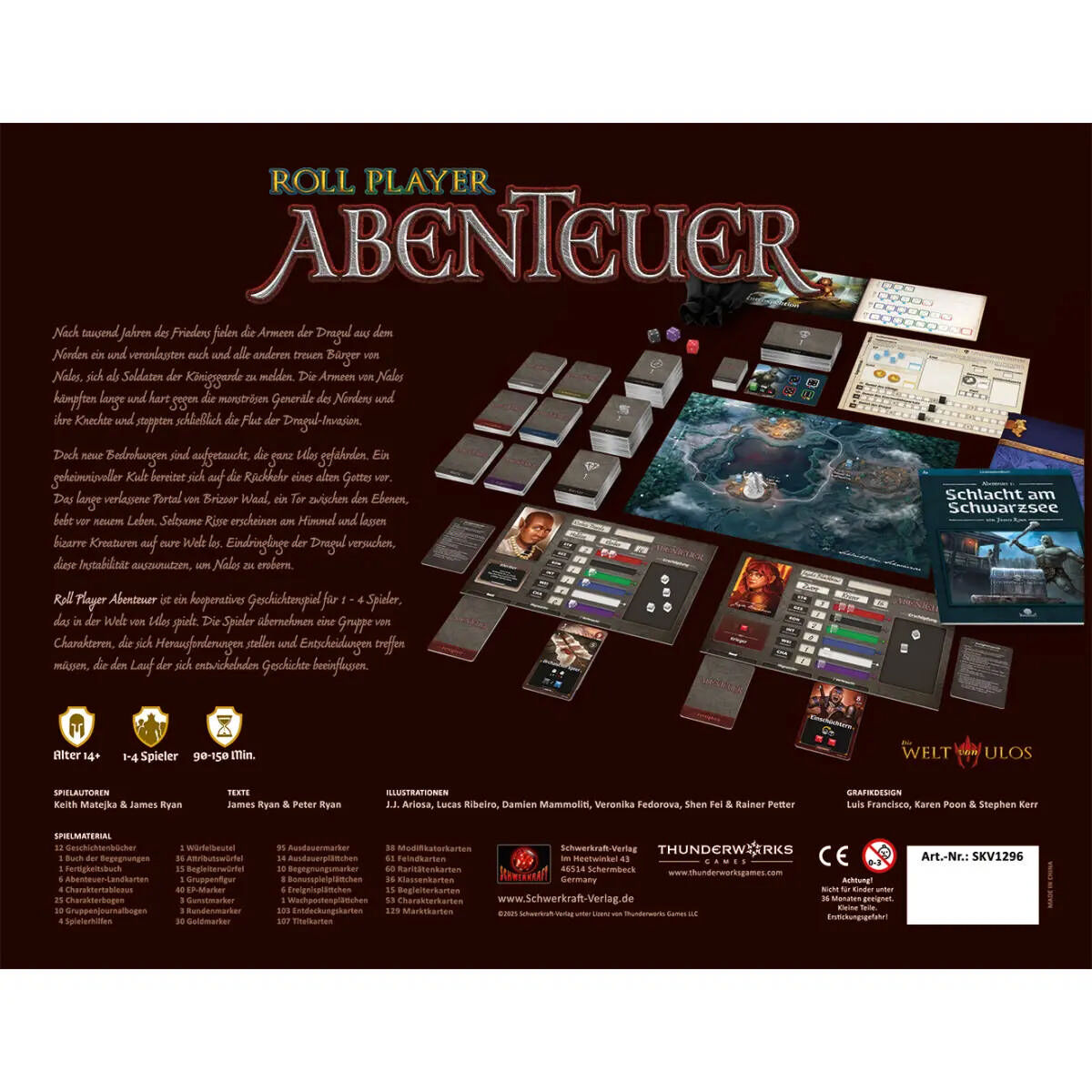 Roll Player Abenteuer Schwerkraft Verlag Cover hinten