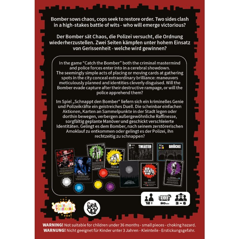 Schnappt den Bomber Asmodee GmbH Cover hinten