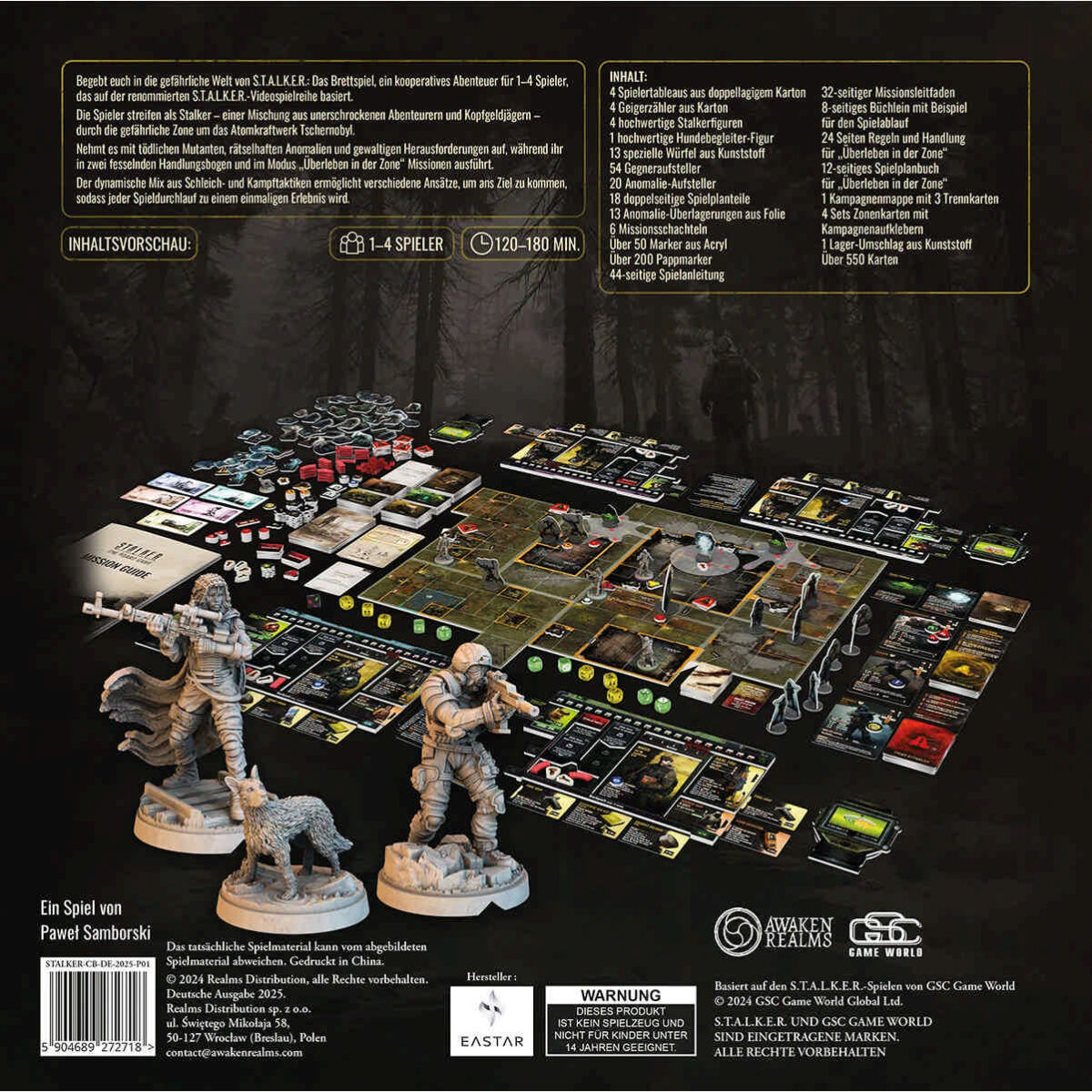 Stalker Das Brettspiel Awaken Realms Cover hinten