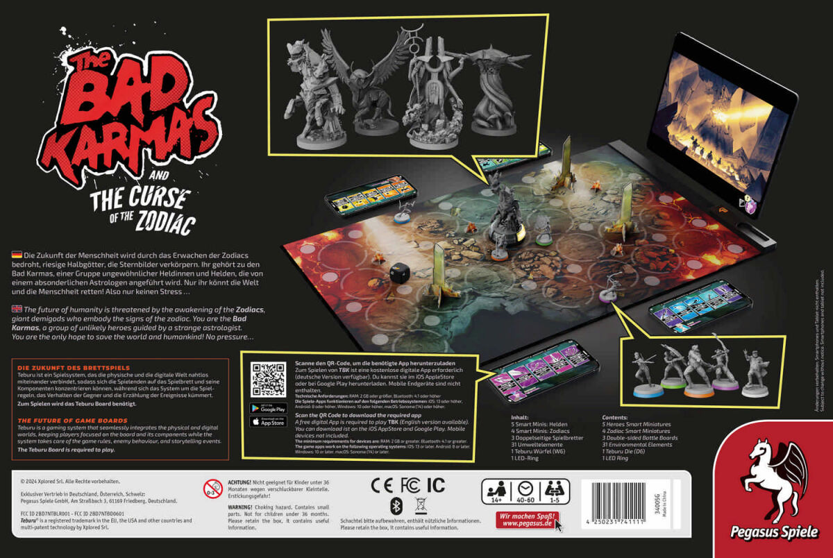 Teburu: The Bad Karmas Pegasus Spiele Cover hinten
