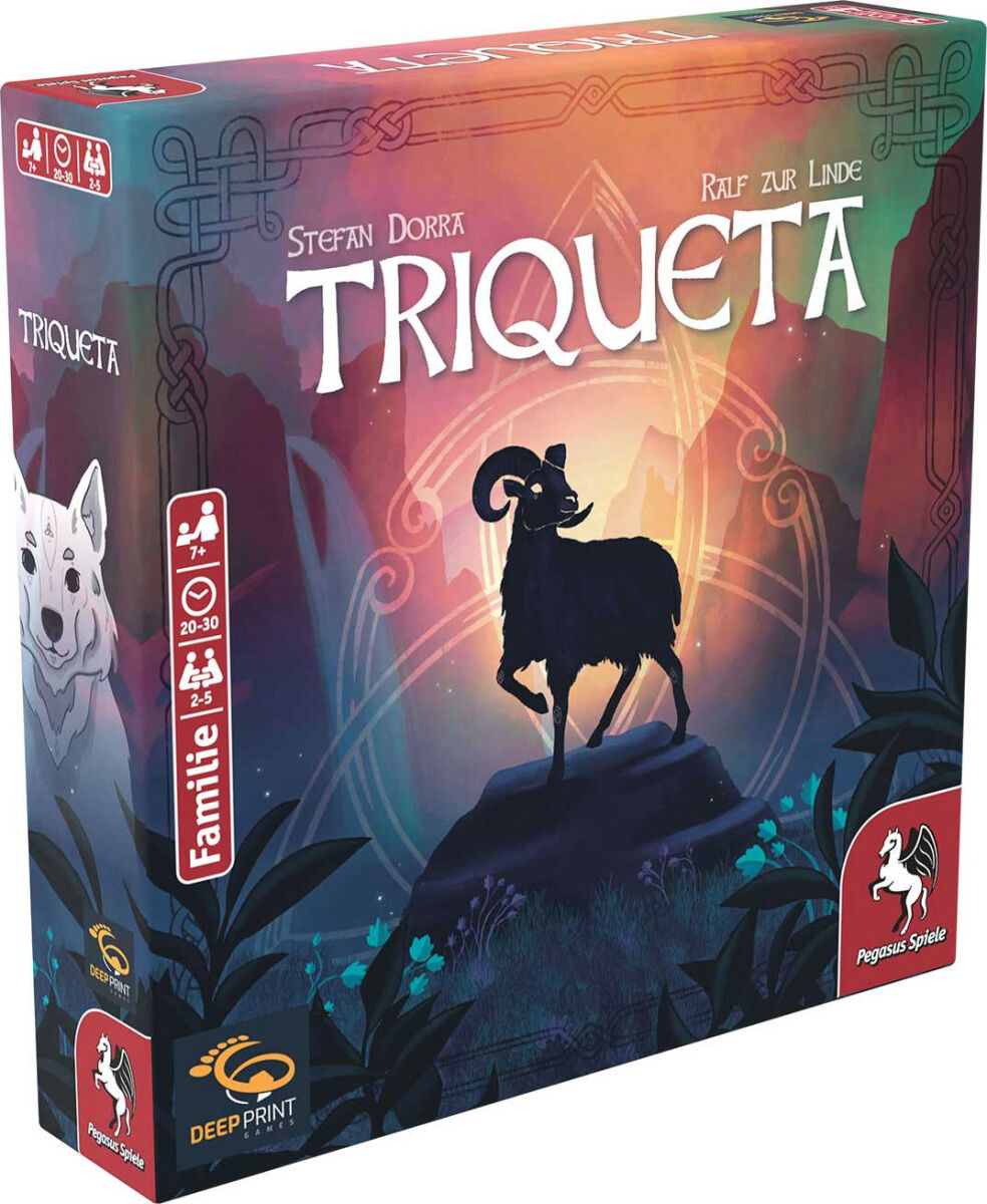 Triqueta 2te Edition Pegasus Spiele Cover vorne
