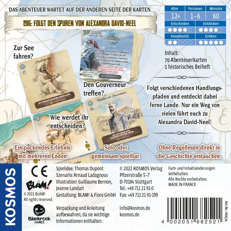 Cartaventura - Lhasa Kosmos Verlag Cover hinten