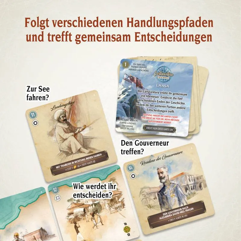 Cartaventura - Lhasa Kosmos Verlag Spielmaterial