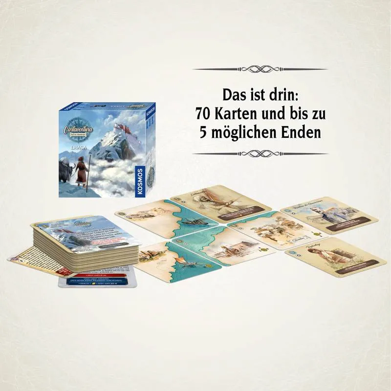 Cartaventura - Lhasa Kosmos Verlag Spielmaterial