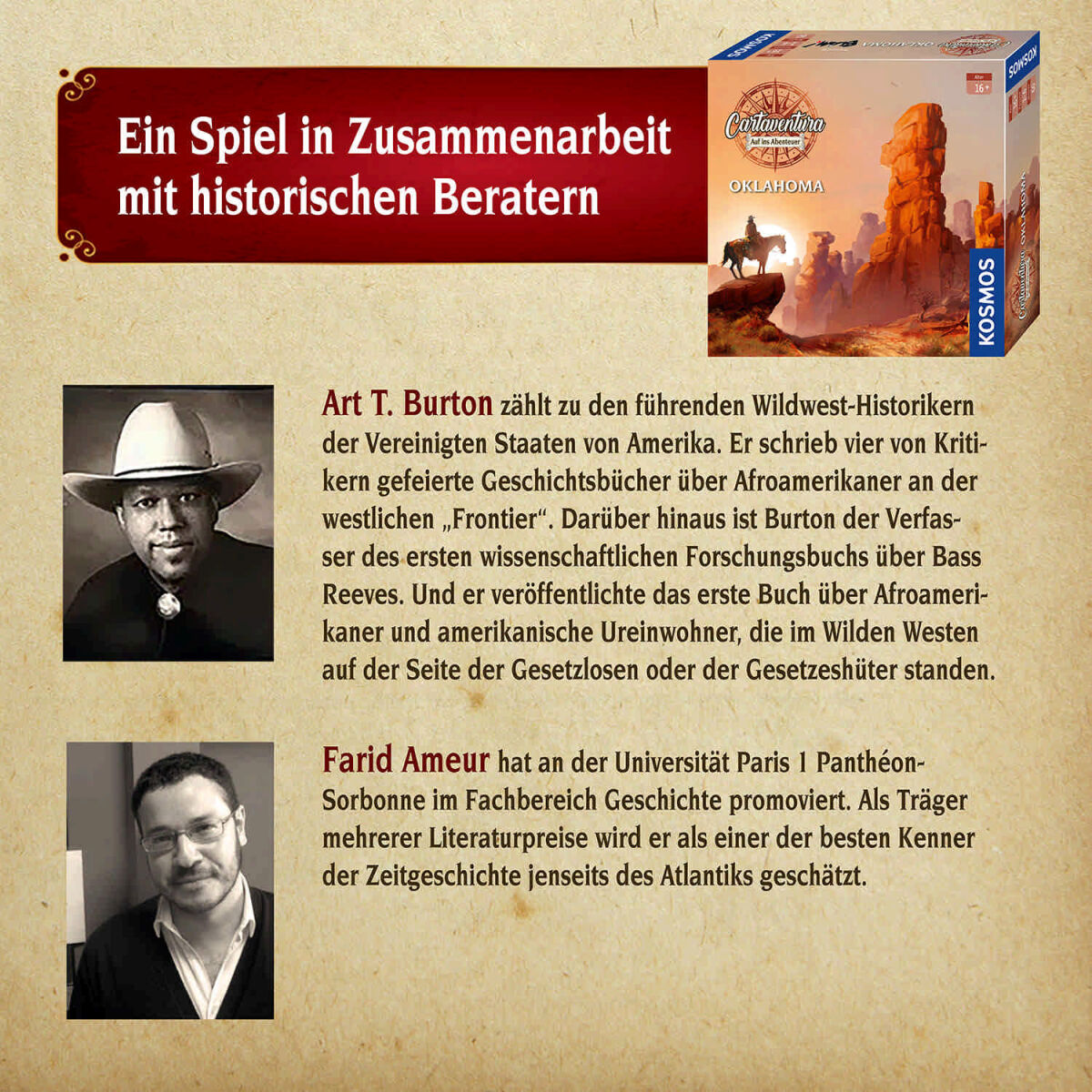 Cartaventura - Oklahoma Kosmos Verlag Spielmaterial