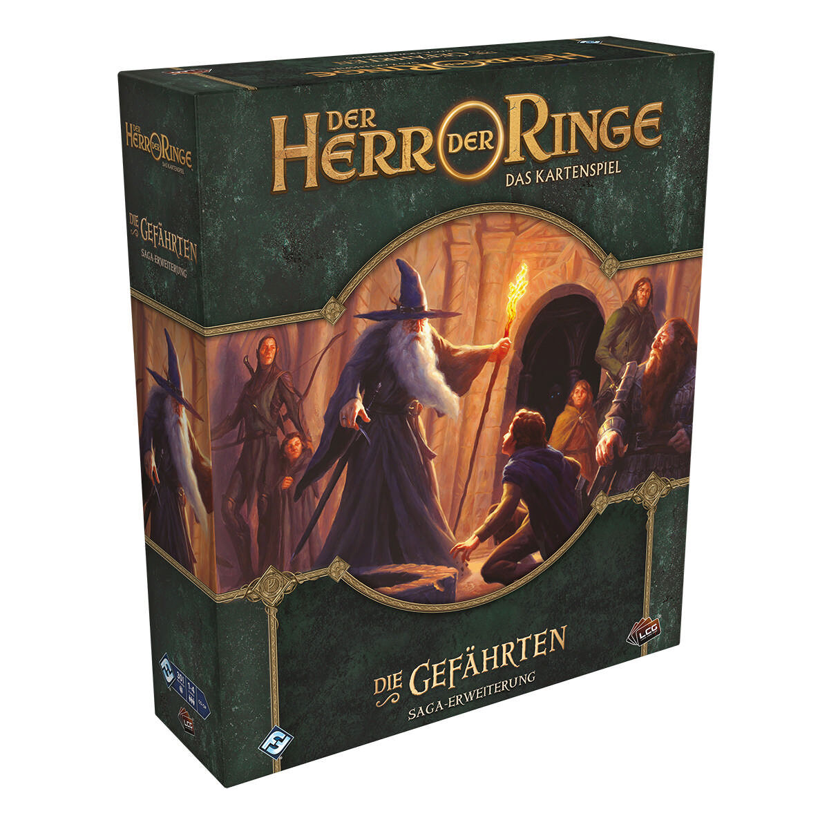 Der Herr der Ringe: Das Kartenspiel - Die Gefährten (Saga-Erweiterung) Asmodee GmbH Cover vorne