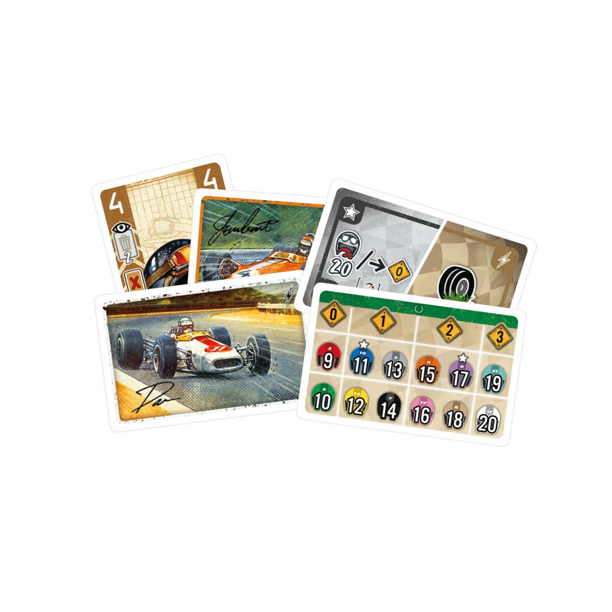 Heat - Legenden Day of Wonder Spielmaterial