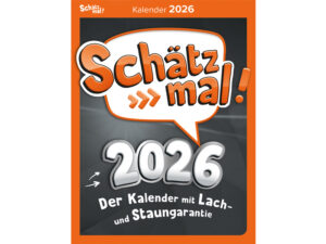 Schätz mal - Abreißkalender 2026 Schätz mal Verlag Cover vorne