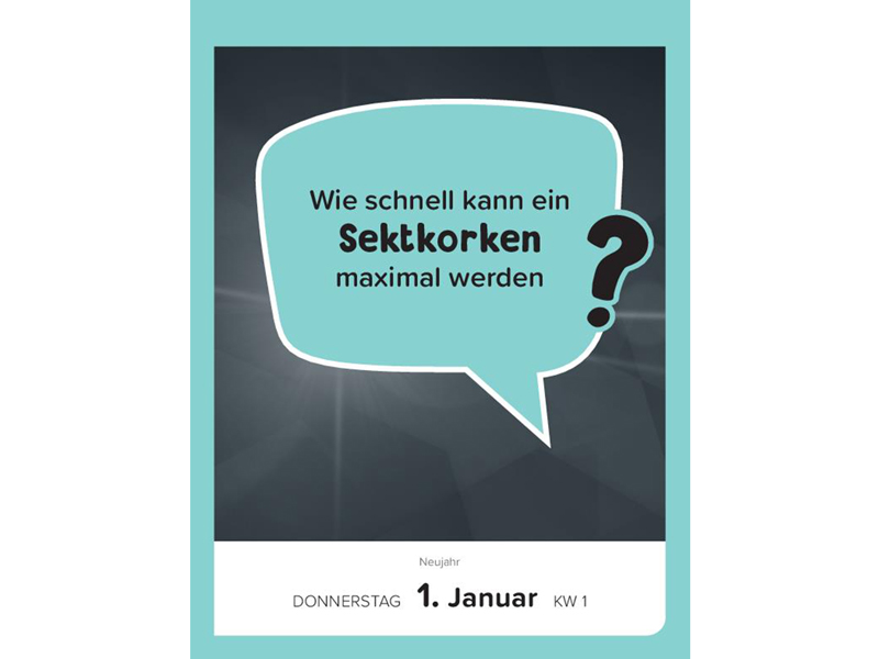 Schätz mal - Abreißkalender 2026 Schätz mal Verlag Spielmaterial