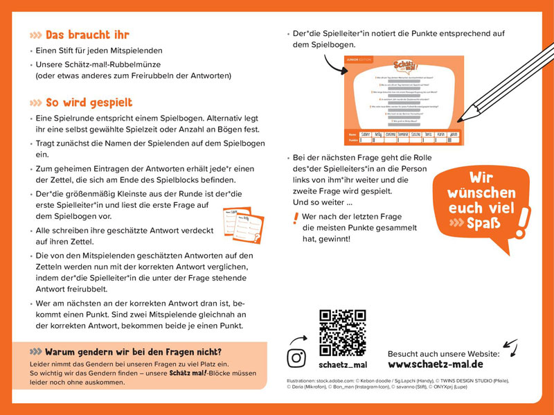 Schätz mal - Junior Edition Schätz mal Verlag Cover hinten