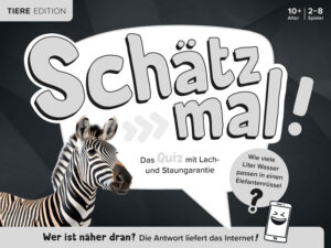 Schätz mal - Tiere Edition Schätz mal Verlag Cover vorne