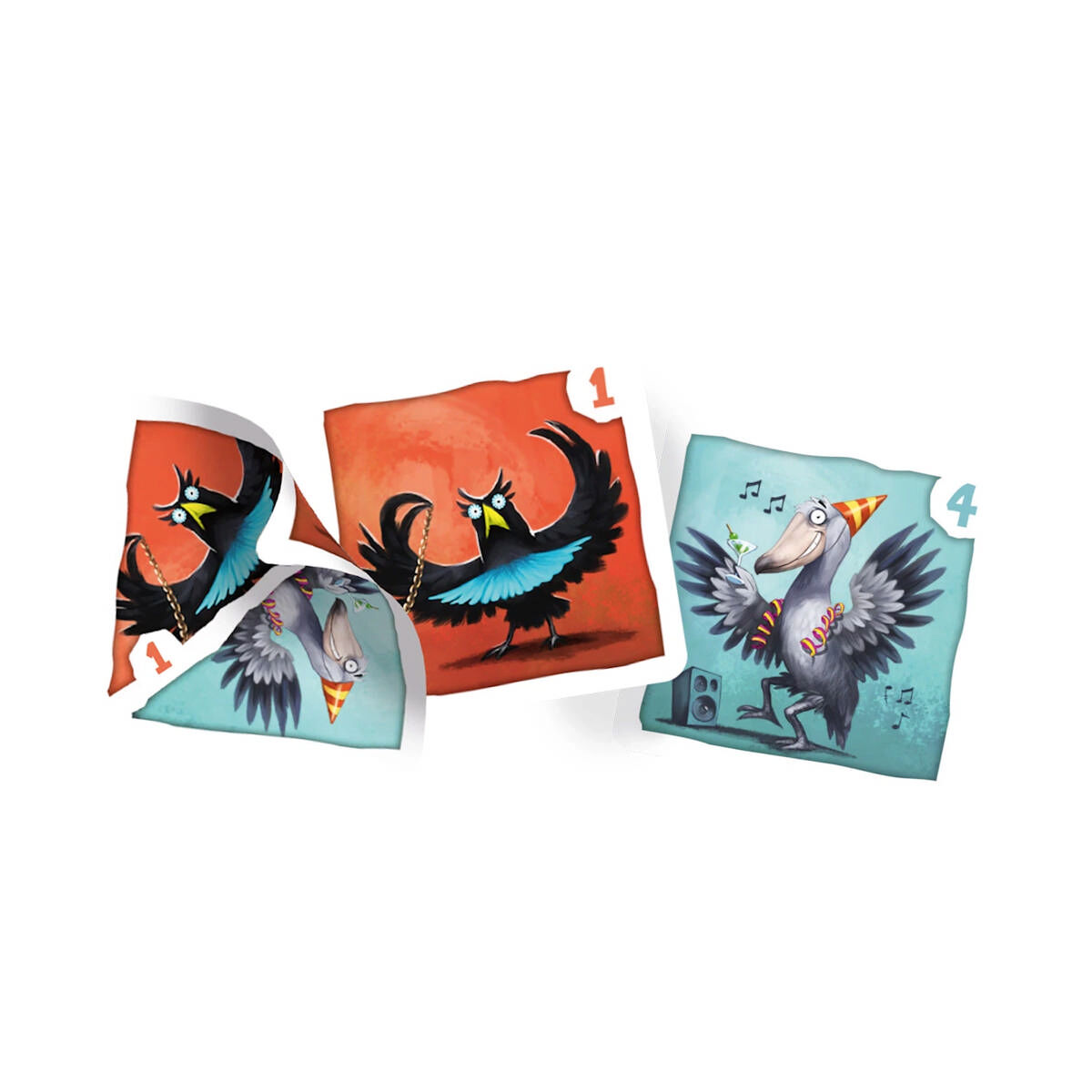 Schräge Vögel Game Factory Spielmaterial