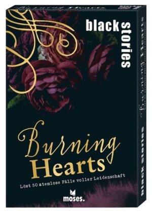 Black Stories Burning Hearts Moses Verlag Cover vorne
