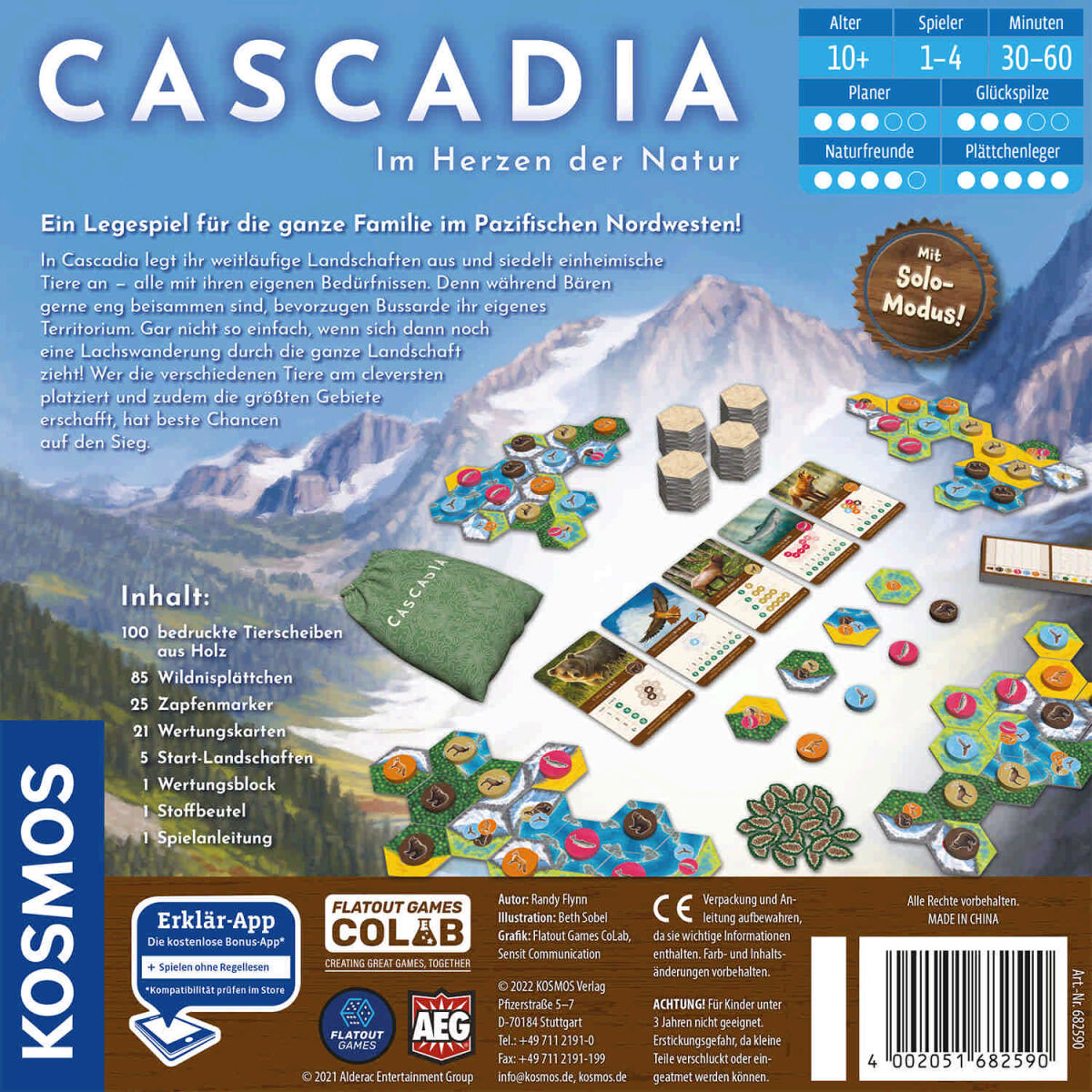 Cascadia Kosmos Verlag Cover hinten