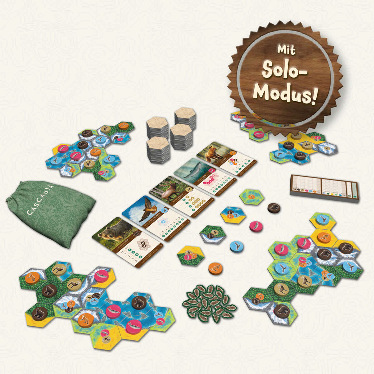 Cascadia Kosmos Verlag Spielmaterial