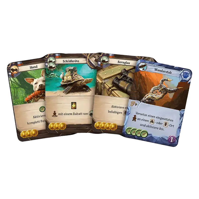 Die verlorenen Ruinen von Arnak Czech Games Edition Spielmaterial