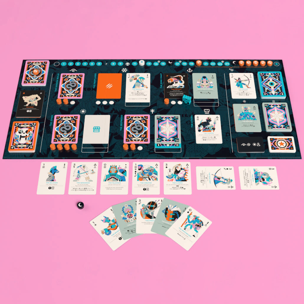 Fame & Fable Boardgame Circus Spielmaterial