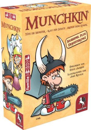 Munchkin 1 + 2 Pegasus Spiele GmbH Cover vorne