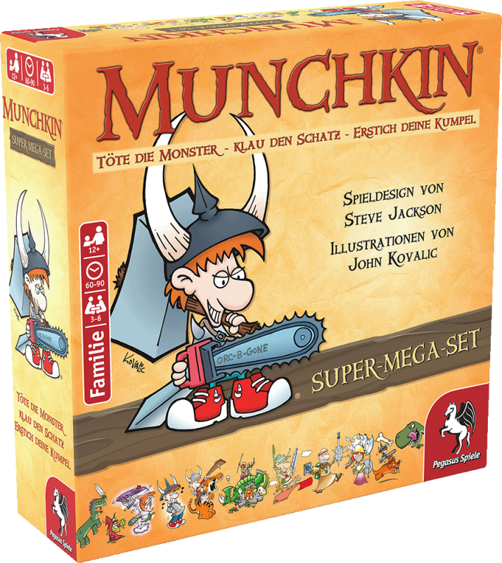 Munchkin - Fantasy - Super-Mega-Set Cover vorne