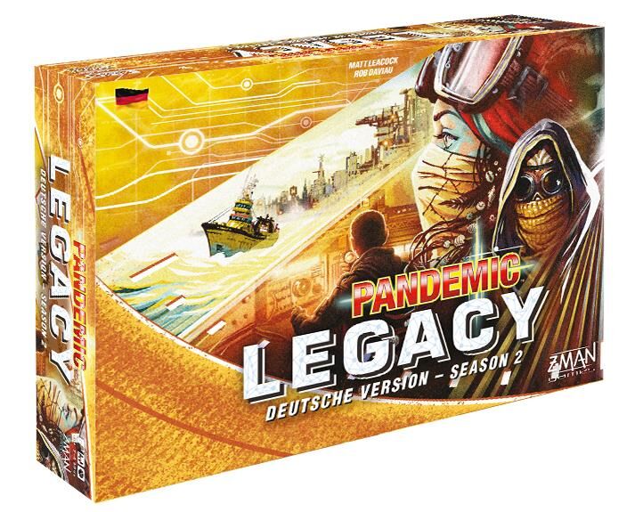 Pandemic Legacy - Gelbe Edition Asmodee GmbH Cover vorne