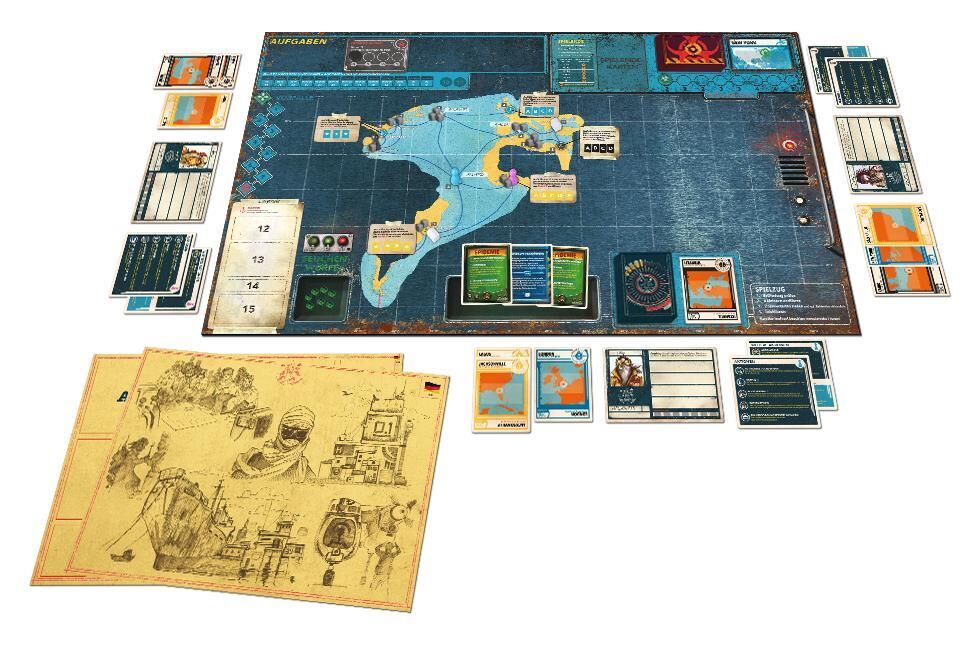 Pandemic Legacy - Schwarze Edition Asmodee GmbH Spielmaterial