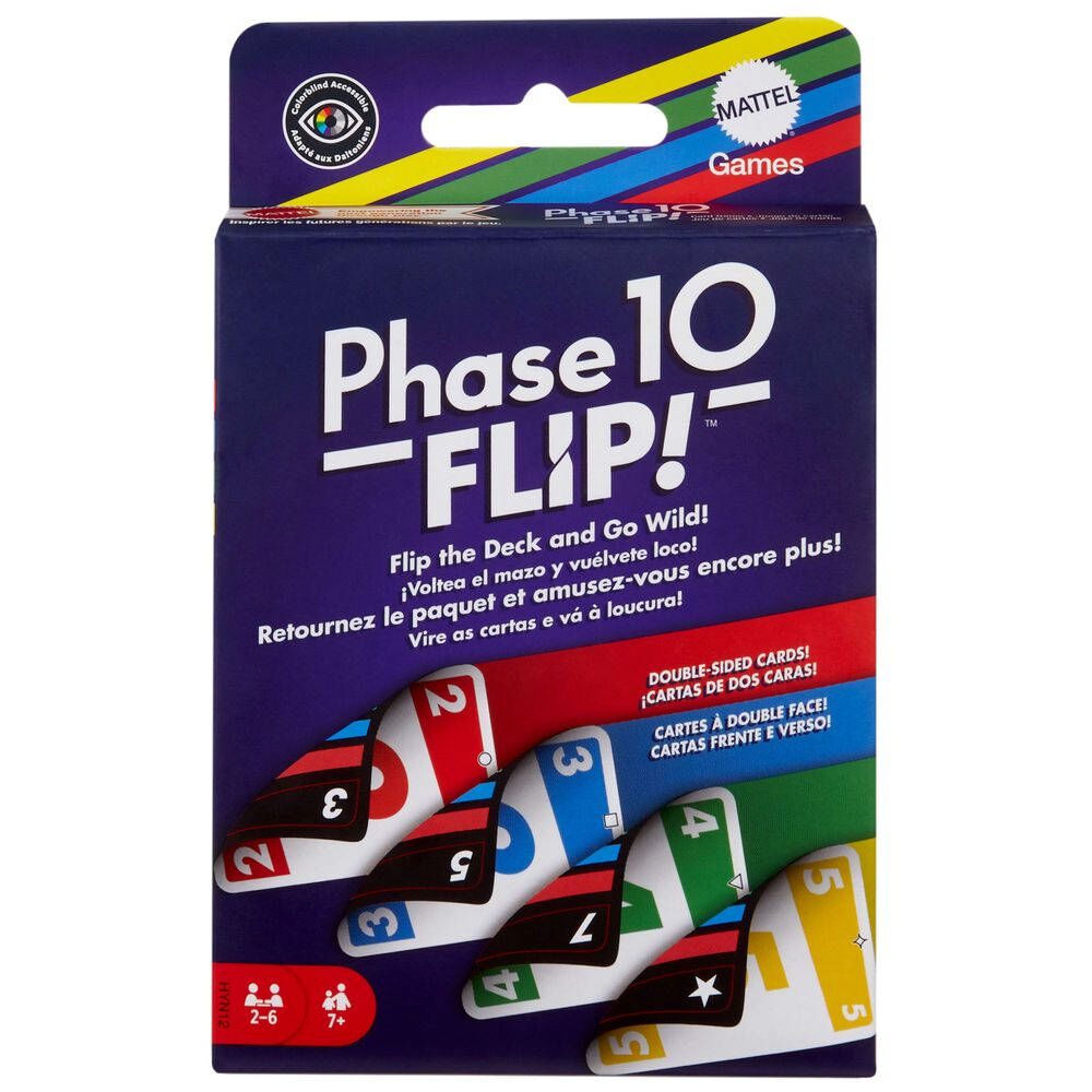 Phase 10 Flip Mattel Cover vorne