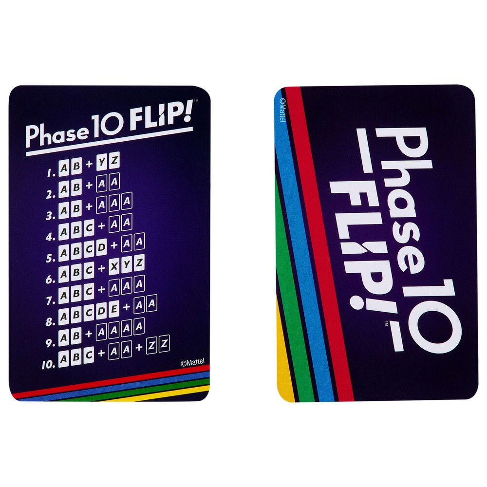 Phase 10 Flip Mattel Spielmaterial