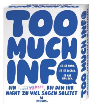 Too much Info Moses Verlag Cover vorne