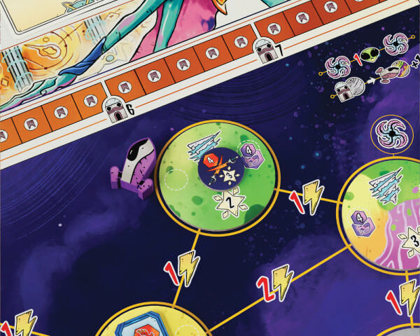 Transgalactica Skellig Games Spielmaterial